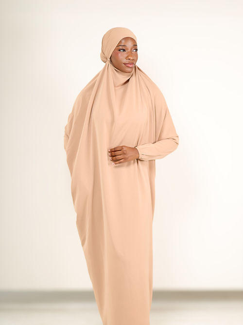 Madinah Prayer Dress - Caramel