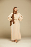 Verona Silk Dress - Cream