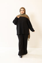 The Element Loungewear Set - Midnight Black