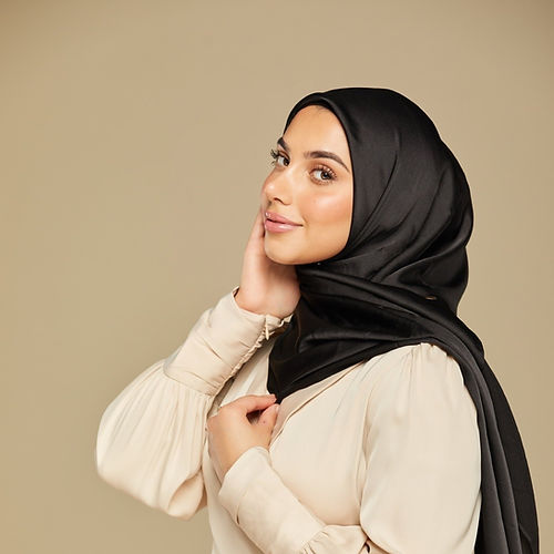 Satin Luxe Hijab - Chocolate