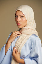 Premium Jersey Hijab - Latte
