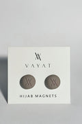 VAYAT Luxe Hijab Magnet Pins -Mocha Dusk