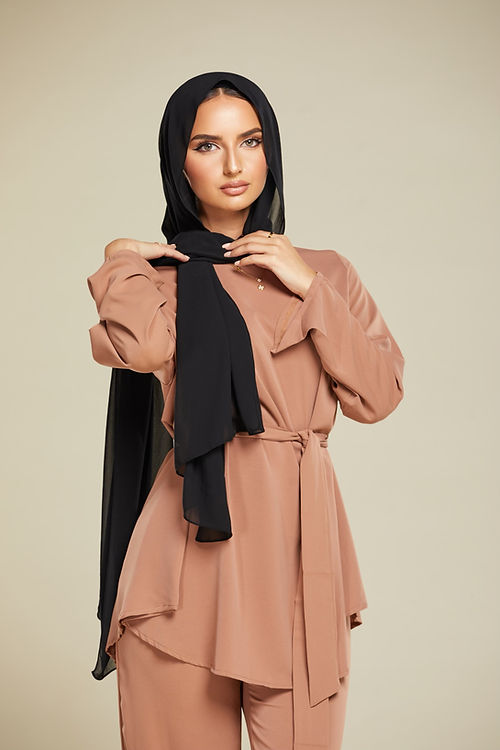 Essence Pants Set - Camel