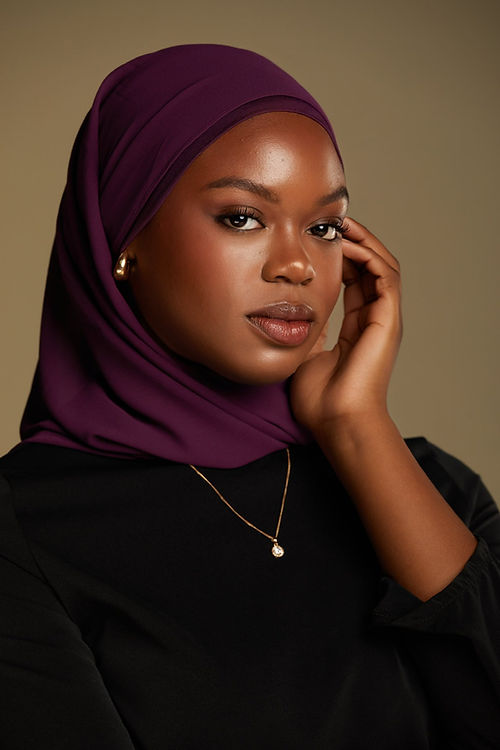 Cloud Chiffon Hijab - Amethyst