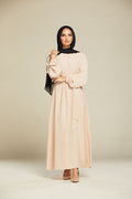 Marwa Abaya - Cream