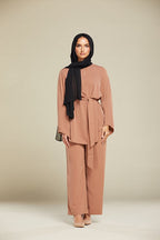 Essence Pants Set - Camel
