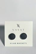 VAYAT Luxe Hijab Magnet Pins -Midnight Black