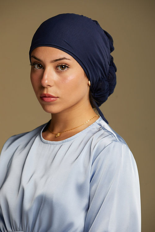 Mesh Tie Back Undercap - Navy