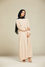Marwa Abaya - Cream