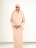 Madinah Prayer Dress - Caramel