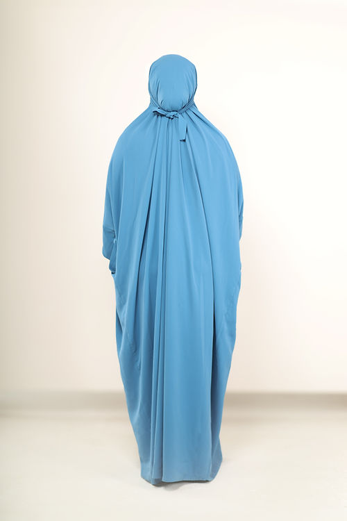 Madinah Prayer Dress - Blue Haze