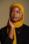 Cloud Chiffon Hijab - Marigold