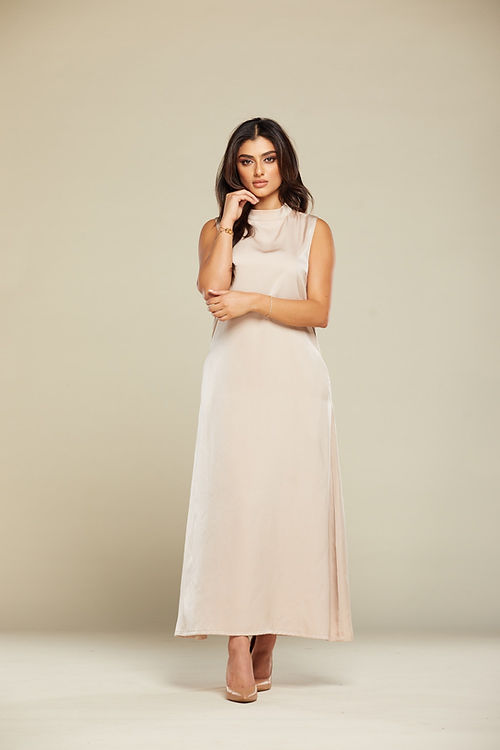 VAYAT Essential Layering Dress - Oat