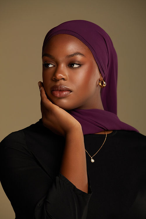 Cloud Chiffon Hijab - Amethyst