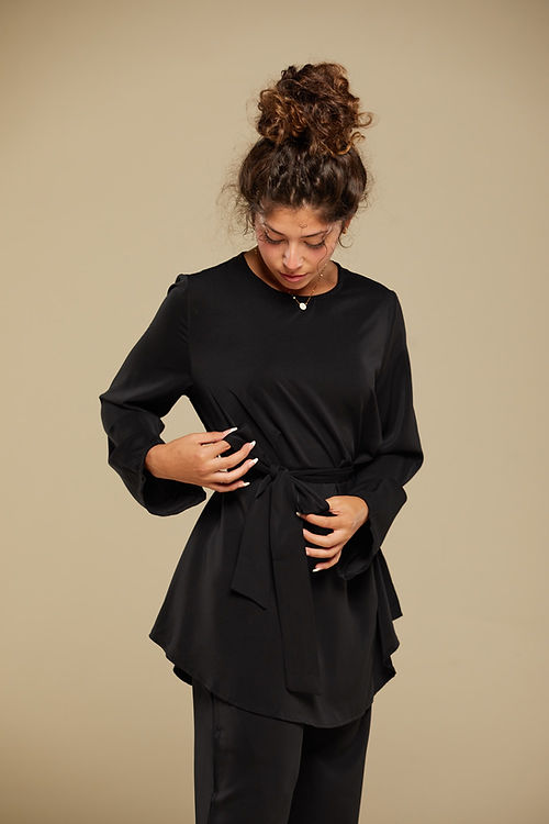 Essence Pants Set -Black