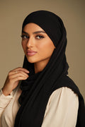 Cloud Chiffon Hijab - Onyx