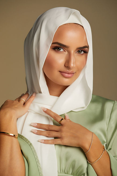 Cloud Chiffon Hijab - Frost