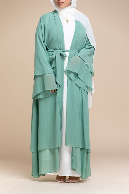Layali Abaya - Mint