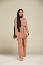 Essence Pants Set - Camel