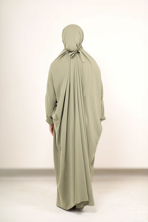 Madinah Prayer Dress - Olive