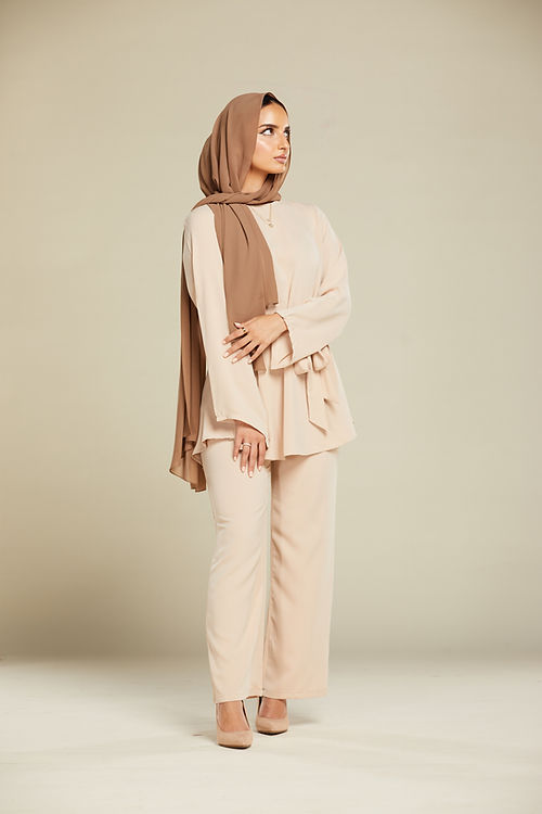 Essence Pants Set - Cream