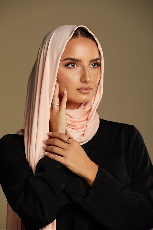 Premium JerseyHijab - Blush