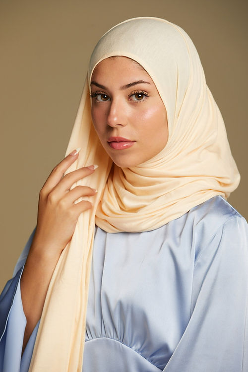Premium Jersey Hijab - Vanilla