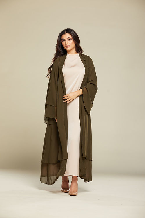 Layali Abaya - Olive