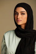 Premium Jersey Hijab - Onyx