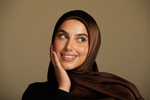 Satin Luxe Hijab - Chocolate
