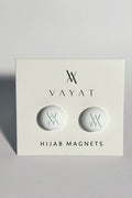 VAYAT Luxe Hijab Magnet Pins -Vanilla