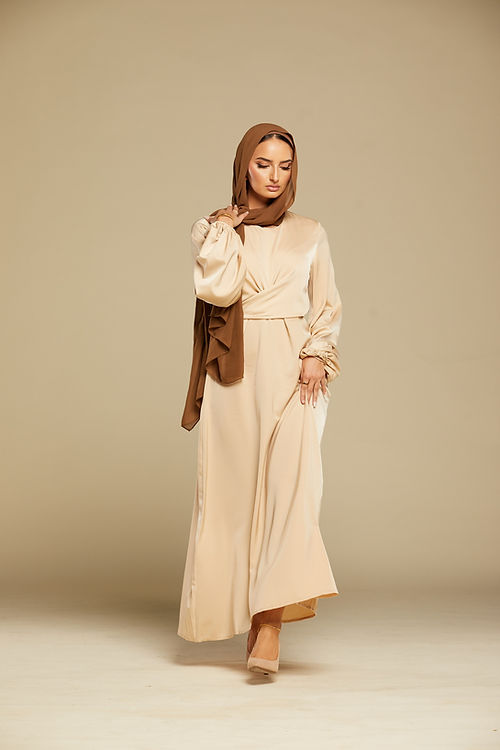 Verona Silk Dress - Cream